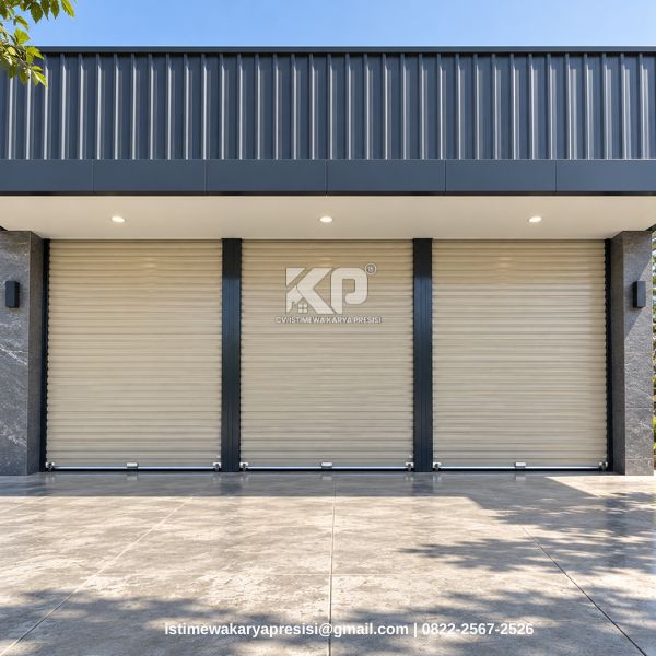 Rolling Door Logam untuk Toko, Garasi, dan Gudang