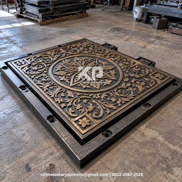 Manhole Cover Besi Desain Kustom