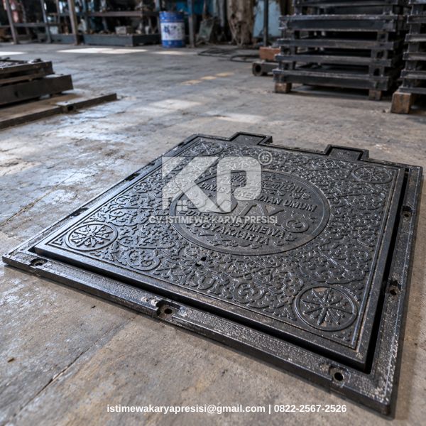 Manhole Cover Ornamental Besi Cor