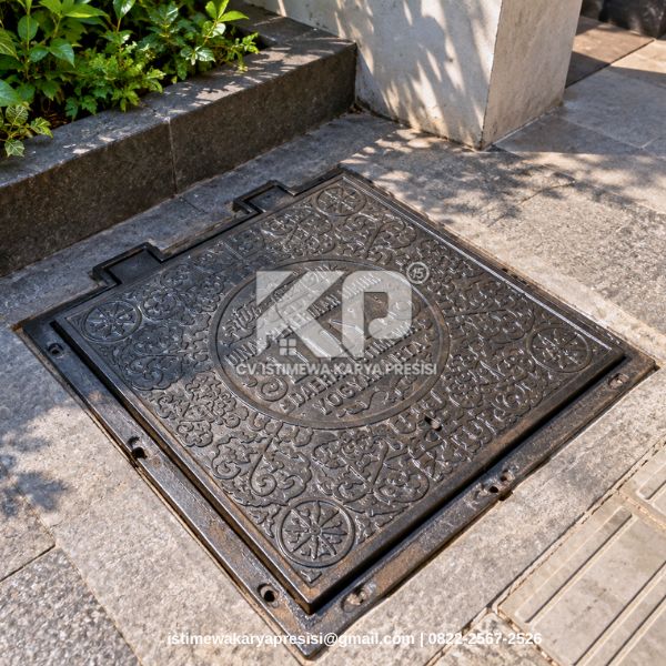 Manhole Cover Ornamental Besi Cor