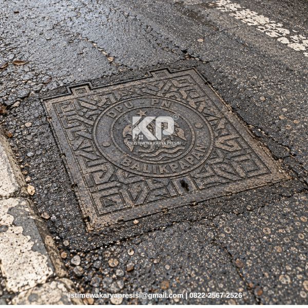Manhole Cover Bahan Besi